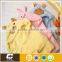 100%Polyester Cute Printing Baby Bath Towel Coral Flecce Baby Hooded Beach Towel 75X75CM Baby Bath Blanket