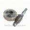 Big transmission rate bronze/brass worm and worm gear for motor