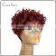 short cosplay wig lace wig human hair for christmas or halloween party wig