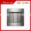 Long life durable using BIHU stainless steel touch 3 gang 1 way wall switch with cheap price
