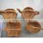 folding bamboo fruit basket wholesale