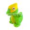 Safe soft small dinosaur kids cartoon rubber animal toys