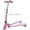 Flashing light tube swing kick scooter