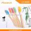 Different choices for bamboo Charcoal bristle toothbrush