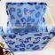 PVC storage basket/plastic basket(with coated iron frame)