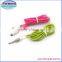 hot new flat soft feeling good TPE micro usb cable
