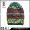 Two size jacquard knitted men beanie fashion hat