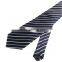 New Arrival Formal Business Edition Polyester Silk Striped Ties For Men