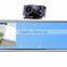 ultra-thin Arcuate Rearview 4.3" car Mirror HD 1280*720 Car DVR Black Box Car cam with hidden button G-sensor H.264 TV-out