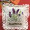 A little fragrant bag with flower hand embroidery air fresh sachet