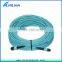 OEM 8/12/24fibers 40G/100G MTP/MPO Trunk Cables Aqua Patch Cord
