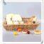wholesale good quality decorative wicker fruit storage basket