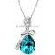 2016 fashion Fashion jewelry women charming crystal necklace/ Mixed Lot Austria Crystal Angel Tear Water Drop Crystal Necklace