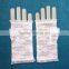 Short Cheap Fingerless White Lace Gloves