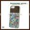 Mobile Accessories engraved custom real shell and wood phone case for iphone
