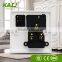 China manufacture PC material 10A 250V electrical single gang 5 pin light wall switch socket