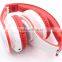 Cafini colorful BT headphone, cheap Bluetooth 3.0 TF USB FM rechargeable headphone with lamp
