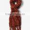100% wool fashion classical houndstooth long scarfs with tassel 2016