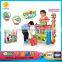 Funtional toys with music and light Red color for boys kitchen table set