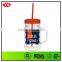 24oz bpa free personalized plastic beer mugs with handle