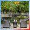 high quality ready made hot sale patio rattan coffee chair table set