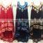 Wholesale India Made Rayon Silk Tie Dye Dresses Hankerchief Highlow Styles