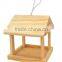 2015 china suppliers sale ISO9001&FSC&SA8000 hanging wild wooden bird feeder in pet cages,carriers&house