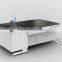Biology Laboratory Table Lab Furniture Design Steel And Wood Chemical Lab Island Table With PP Sink And Three-way Fauce