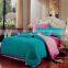 Hot sale 100% microfiber polyester soft and comfortable bedding sets plain dyed