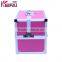 Lockable Multi-Functional Large Cosmetic Cases With 6 Trays