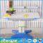 Portable ergonomic height adjustable desk for kids