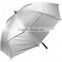 Silver Coated Fiberglass Double Layer Golf Umbrella