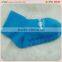 custom scan tube cute bady socks blue color cotten with logo