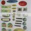 Advertised crystal epoxy sticker