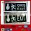 LED emergency exit light illuminated exit signs emergency exit sign board