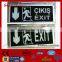 LED emergency exit light illuminated exit signs emergency exit sign board