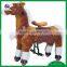 children plush horse scooter for mall