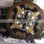 Black Round Marble Stone Inlay Dinning Table Top Pietra Dura Table Top