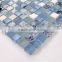 SMS01 Crystal mixed stone mosaic Premium mosaic tile Blue glass mosaic tile