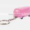 pink girl car shape keychain, custom made keychain, custom shaped metal pink girl car shape keychain manufacture