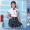 2016 OEM school uniforms skirts, girls big size school uniform skirts