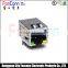 Dongguan manufacturers supply rj45 connector with led light for pcb