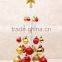 2cm/2.5cm/3cm/4cm/5cm red plastic christmas ornaments balls