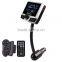 Multi-function car charger bluetooth MP3 player with LED display