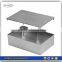 Stainless steel junction box wIth bolt on lid