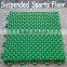 portable modular assembling sports floor