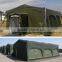 8x6 aluminum alloy frame waterproof white pvc military tent for army
