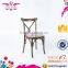 wholesale price wooden cross back dining chair