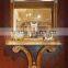 Italian Wood Carving Gilded Console Table With Mirror/ Living Room Exquisite Vivid Solid Wood Carved Console Table