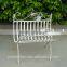 POWERLON Vintage antique white brush black metal magazine rack wrought iron home furniture